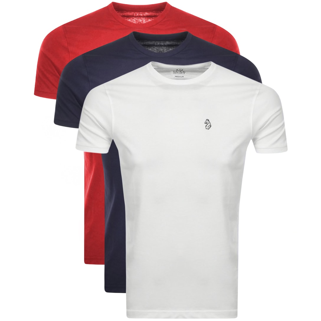 Alternative Image for ProductLuke 1977 Johnny 3 Pack T Shirt Red1